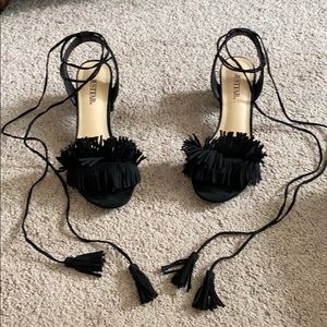 Short black heels